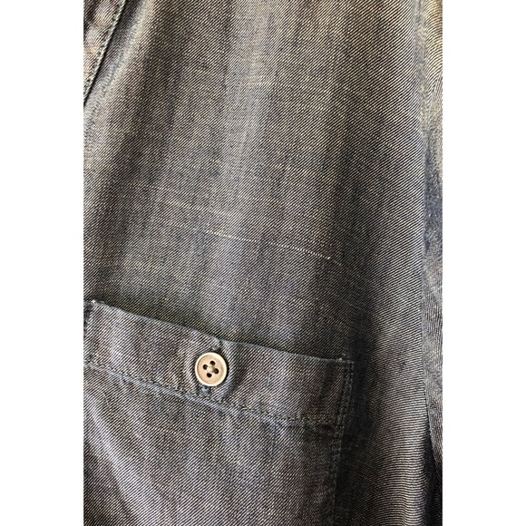 J. Jill Denim Button Down Tunic Blouse Womens Size Sm - Picture 8 of 8